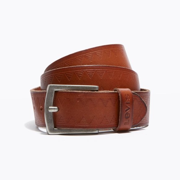 Levi's Embossed Leather Belt - Picture 1 of 2